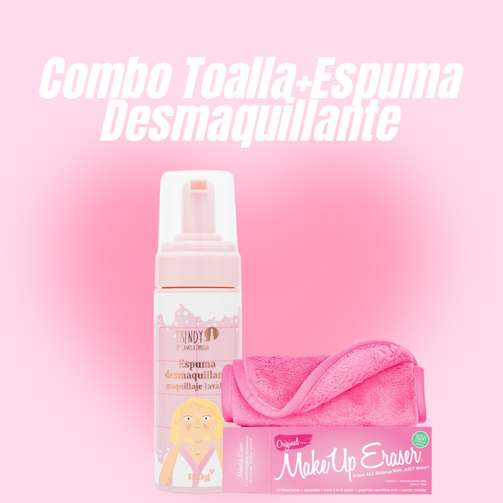 Combo Toalla+Espuma Desmaquillante